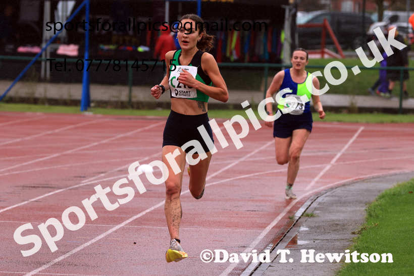Senior Womens 4 Stage 2025 Northern Athletics Autumn Road Relays, Leigh, Lancashire. Photo: David T. Hewitson/Sports for All Pics